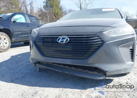 2019 Hyundai Ioniq Hybrid Blue из США, поврежденный, VIN KMHC65LC2KU118766